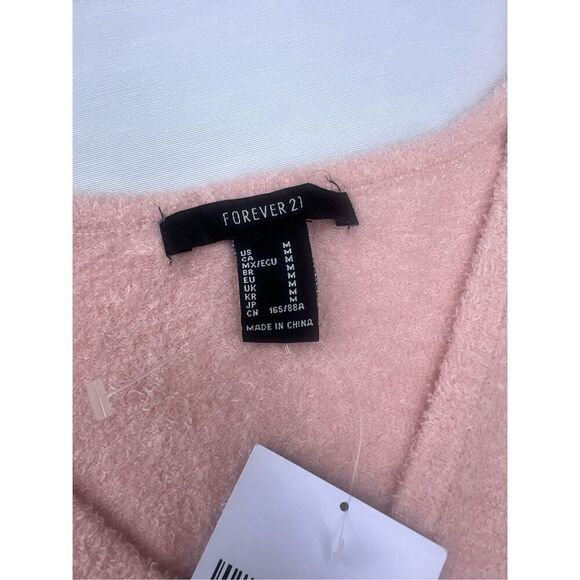 Forever 21 Fuzzy Women V neck sweater vest size Medium - Picture 3 of 3